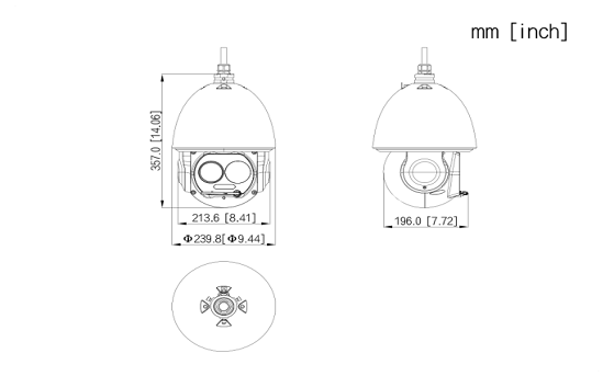 热成像测温型双目球型摄像机