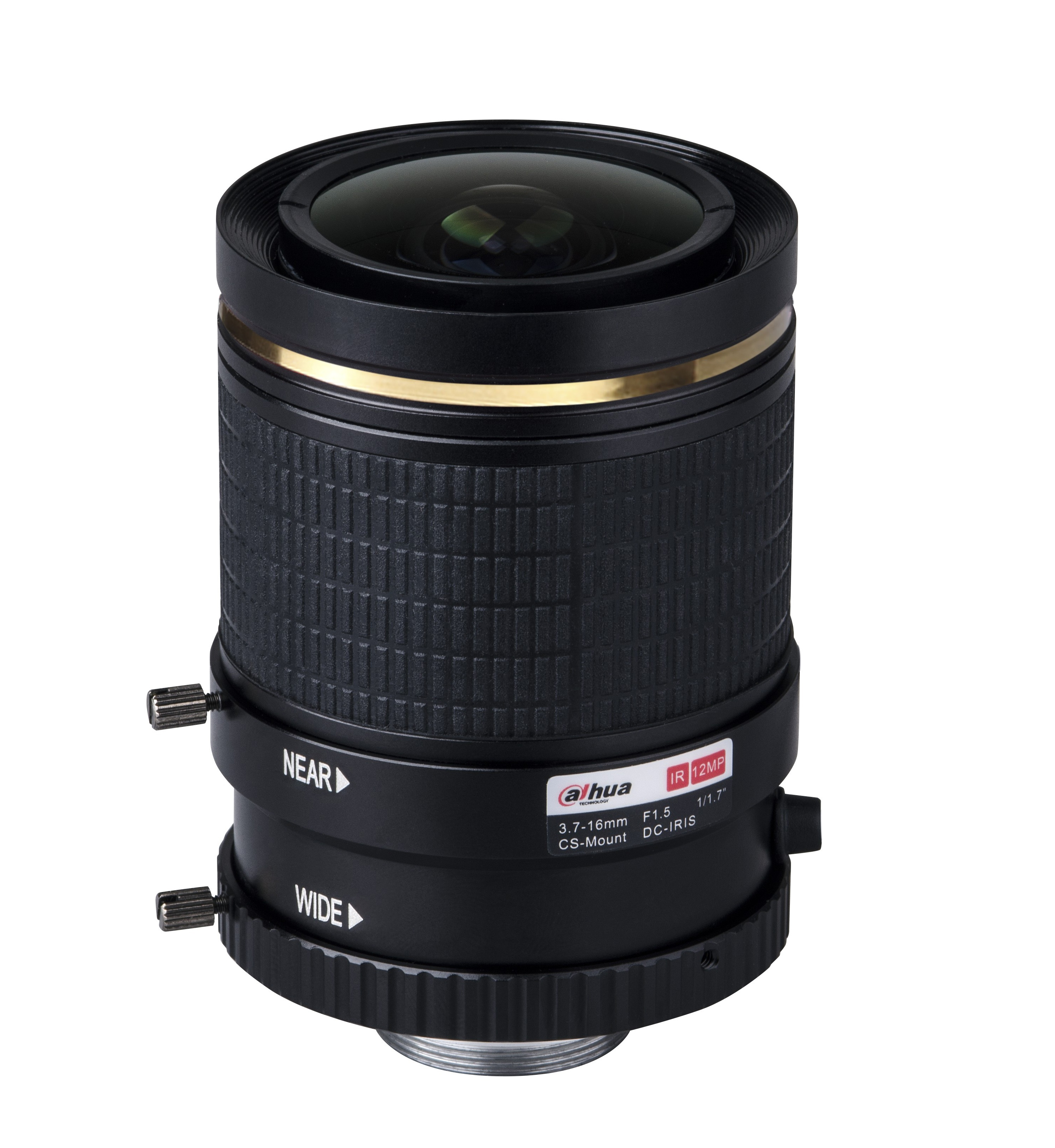1200万1/1.7英寸3.7-16mm F1.5手动变焦镜头