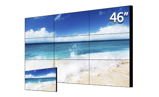 46寸1.7mm拼缝LED标亮液晶拼接单元